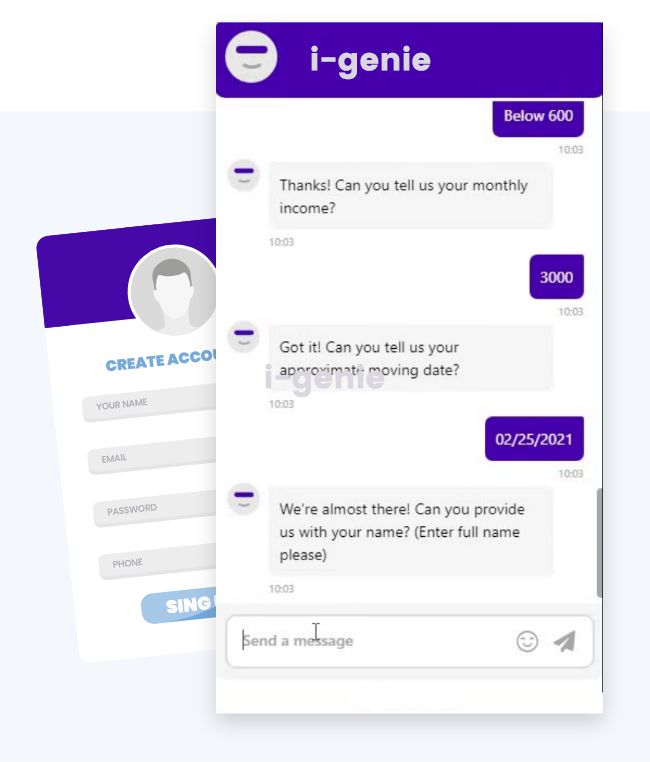 Formless Lead capture
